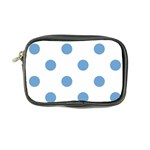 Polka Dots - Iceberg Blue on White Coin Purse