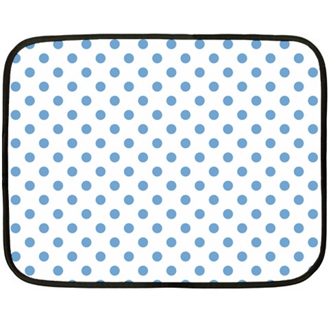 Polka Dots 35 x27  Blanket Back