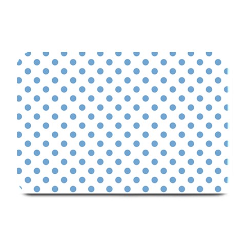 Polka Dots 18 x12  Plate Mat