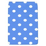 Polka Dots - White on Cornflower Blue Removable Flap Cover (S)