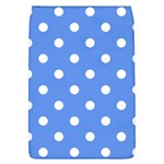 Polka Dots - White on Cornflower Blue Removable Flap Cover (L)