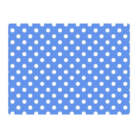 Polka Dots 35 x27  Blanket Front