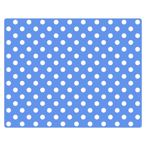 Polka Dots 60 x50  Blanket Back