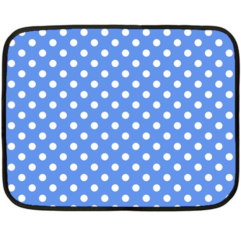 Polka Dots 35 x27  Blanket Front