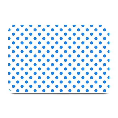 Polka Dots 18 x12  Plate Mat
