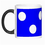 Polka Dots - White on Blue Morph Mug