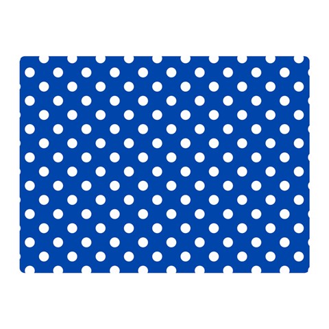Polka Dots 35 x27  Blanket Back