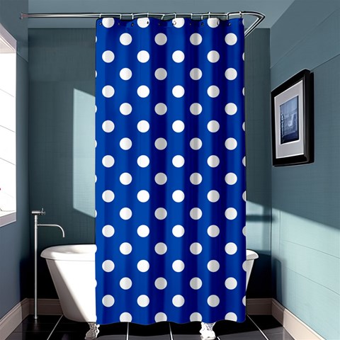 Polka Dots Curtain(36 X72 ) - 33.26 x66.24  Curtain(36 X72 )