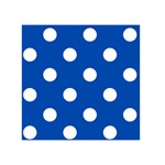 Polka Dots - White on Cobalt Blue Greeting Card 5  x 7 