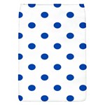 Polka Dots - Cobalt Blue on White Removable Flap Cover (S)