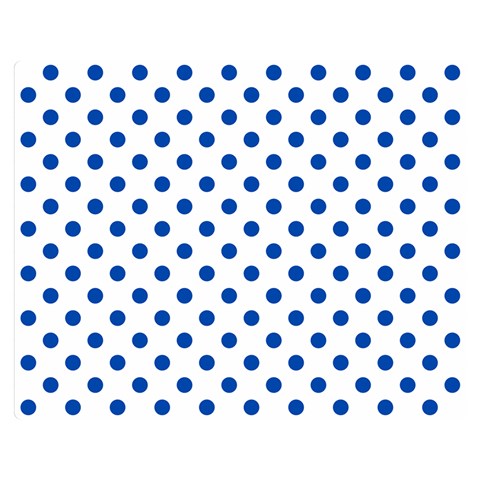Polka Dots 60 x50  Blanket Front
