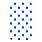 Polka Dots - Cobalt Blue on White Memory Card Reader (Rectangular)
