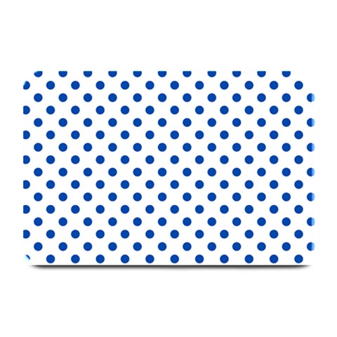 Polka Dots 18 x12  Plate Mat