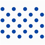 Polka Dots - Cobalt Blue on White 5  x 7  Photo Cards
