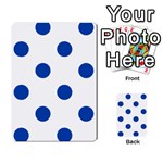 Polka Dots - Cobalt Blue on White Multi-purpose Cards (Rectangle)