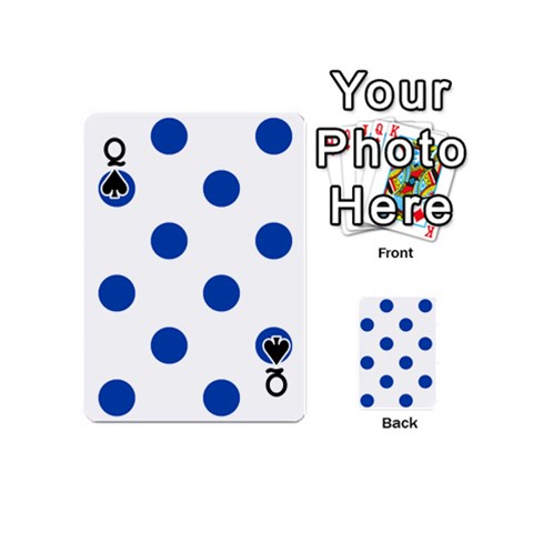 Queen Polka Dots Front - SpadeQ