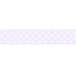 Polka Dots - White on Pastel Violet Flano Scarf (Large)