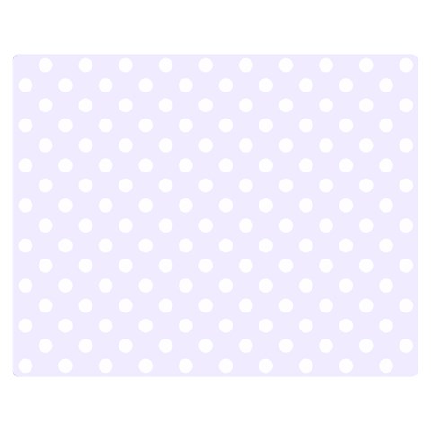 Polka Dots 60 x50  Blanket Front