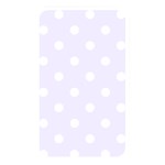 Polka Dots - White on Pastel Violet Memory Card Reader (Rectangular)