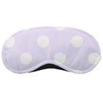 Polka Dots - White on Pastel Violet Sleeping Mask