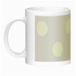 Polka Dots - White on Pastel Violet Night Luminous Mug