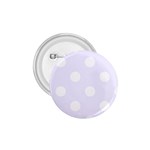 Polka Dots - White on Pastel Violet 1.75  Button