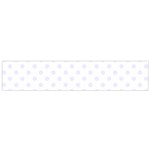 Polka Dots - Pastel Violet on White Flano Scarf (Small)