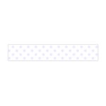Polka Dots - Pastel Violet on White Flano Scarf (Mini)