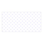 Polka Dots - Pastel Violet on White Satin Shawl