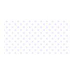 Polka Dots - Pastel Violet on White Satin Wrap