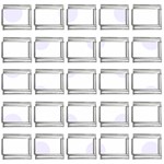Polka Dots - Pastel Violet on White 9mm Italian Charm (25 pack)