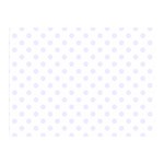 Polka Dots - Pastel Violet on White Double Sided Flano Blanket (Mini)