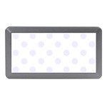 Polka Dots - Pastel Violet on White Memory Card Reader (Mini)