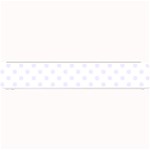 Polka Dots - Pastel Violet on White Small Bar Mat
