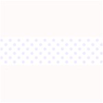 Polka Dots - Pastel Violet on White Medium Bar Mat