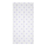 Polka Dots - Pastel Violet on White Shower Curtain 36  x 72  (Stall)
