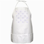 Polka Dots - Pastel Violet on White BBQ Apron