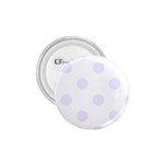 Polka Dots - Pastel Violet on White 1.75  Button