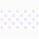 Polka Dots - Pastel Violet on White 4  x 8  Photo Cards