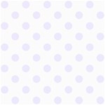 Polka Dots - Pastel Violet on White ScrapBook Page 8  x 8 