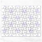 Polka Dots - Pastel Violet on White Jigsaw Puzzle (Rectangular)