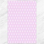 Polka Dots - White on Pale Thistle Violet Canvas 24  x 36 