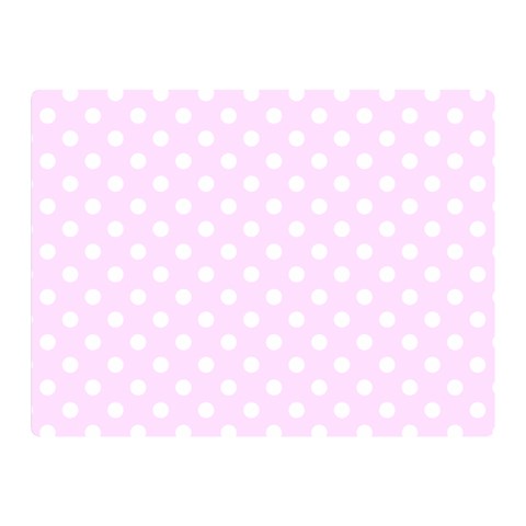 Polka Dots 35 x27  Blanket Front