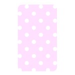 Polka Dots - White on Pale Thistle Violet Memory Card Reader (Rectangular)