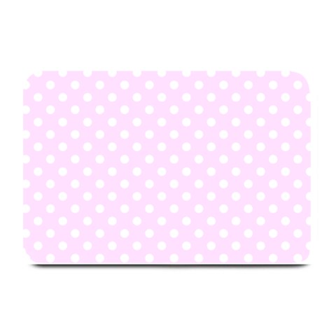Polka Dots 18 x12  Plate Mat