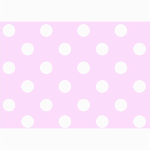 Polka Dots 7 x5  Photo Card - 10