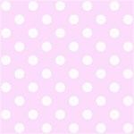 Polka Dots - White on Pale Thistle Violet ScrapBook Page 8  x 8 