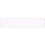 Polka Dots - Pale Thistle Violet on White Flano Scarf (Small)