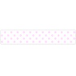 Polka Dots - Pale Thistle Violet on White Flano Scarf (Large)