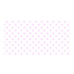Polka Dots - Pale Thistle Violet on White Satin Wrap